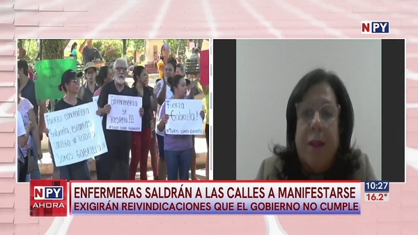 Enfermeras se movilizarán exigiendo mejores condiciones laborales - Noticias Paraguay