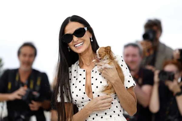 ¡Conocé al chihuahua que acompañó a Demi Moore en Cannes! - Gente - ABC Color