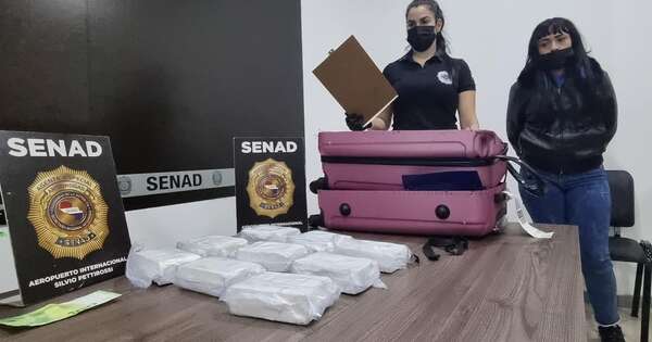 La Nación / Cae presunto reclutador tras detención de “mula” con cocaína en el aeropuerto