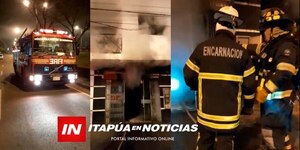 BOMBEROS DE ENCARNACIÓN SOFOCARON INCENDIO EN LOCAL GASTRONÓMICO  - Itapúa Noticias