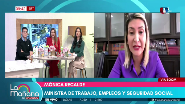 Sector privado generó 78 mil nuevos empleos, según la ministra de Trabajo - Unicanal