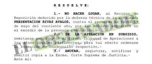 Audiencia preliminar telemática obedece a riesgo de fuga, según rechazo a reposición de acusada