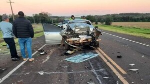 Accidente de tránsito en Carmen del Paraná deja un fallecido y dos heridos