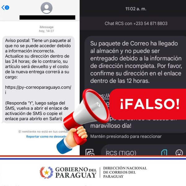 Alertan sobre envío de SMS fraudulentos para robar datos - ADN Digital