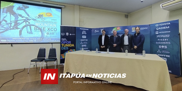 LANZARON LA COPA AGUAVISTA XCO UCI 2024 EN LA GOBERNACIÓN - Itapúa Noticias