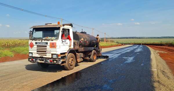 La Nación / Obras para asfaltado a Puerto Indio avanzan sin pausa, informa MOPC