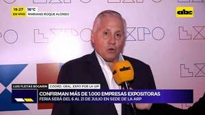 Expo Mariano Roque Alonso: feria será del 6 al 21 de julio en sede de la ARP - Mundo empresarial - ABC Color