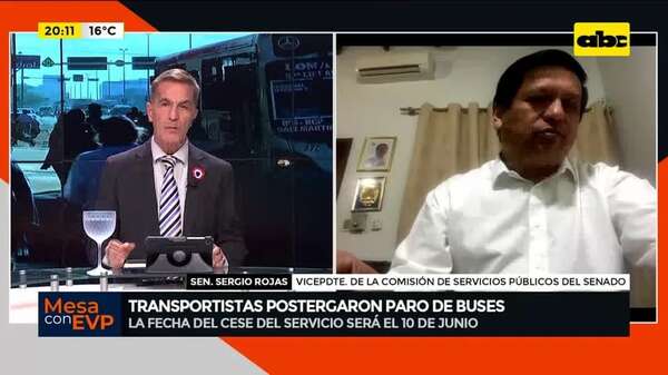 Video: transportistas postergan paro de buses - Mesa de Periodistas - ABC Color