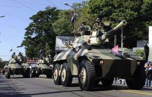 Ejército anuncia movilización de vehículos blindados para mañana  - Nacionales - ABC Color
