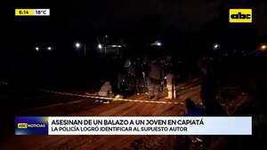 Capiatá: joven de 23 años fue asesinado de un balazo - ABC Noticias - ABC Color