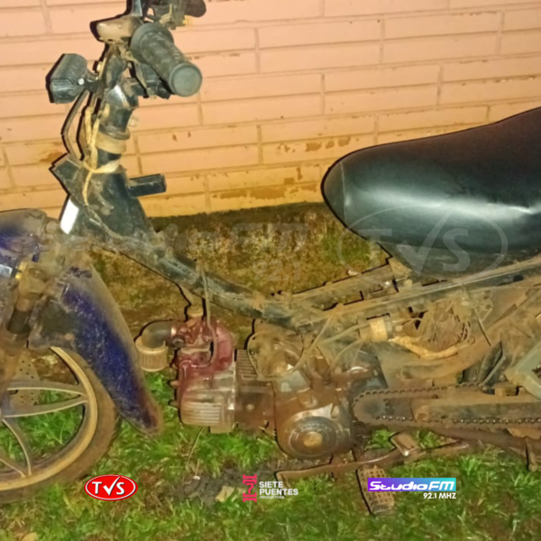 CAPITÁN MEZA: MOTOCICLISTAS LESIONADOS TRAS ACCIDENTE - TVS