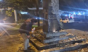 Tras destrucción de monolito, logia masónica pide tolerancia y respeto - Noticiero Paraguay