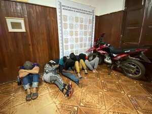 Concepción: Policía Nacional desbarata banda que asaltó a trabajador - Nacionales - ABC Color