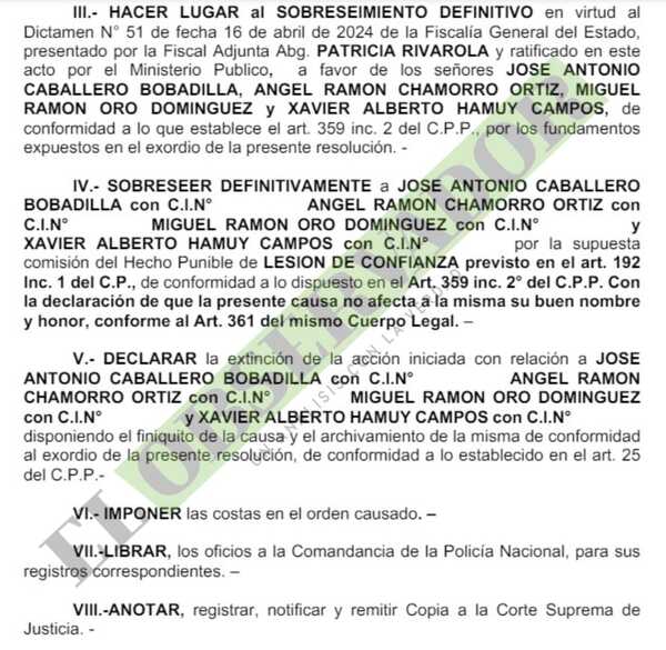 Por duda razonable e imposibilidad de incluir nuevas pruebas sobreseen a directivos de Caja Bancaria