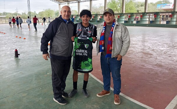 Joven promesa del futsal es convocado a la Selección de Mariscal Estigarribia
