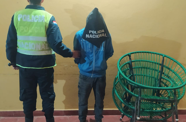 Aprehenden a sujeto y recuperan objeto hurtado en San José - Noticiero Paraguay