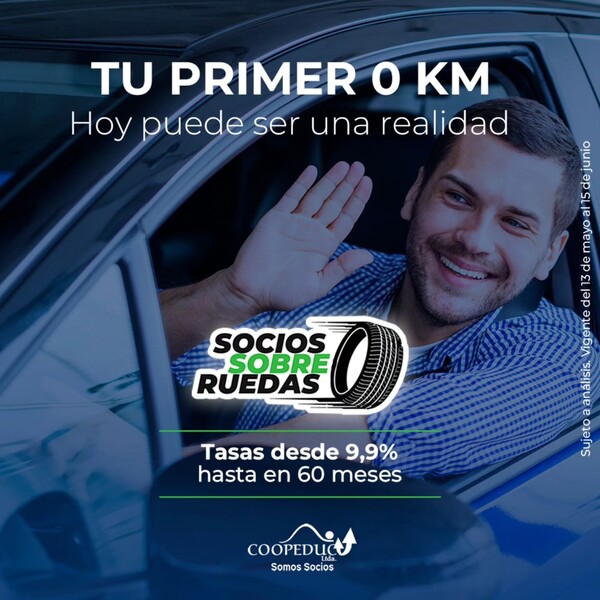 Invitan a aprovechar la promo «Socios Sobre Ruedas» de Coopeduc