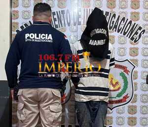 Individuo ligado a hechos delictivos en Yby Yaú fue detenido en Cerro Cora'i - Radio Imperio 106.7 FM