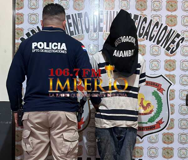 Individuo ligado a hechos delictivos en Yby Yaú fue detenido en Cerro Cora'i - Radio Imperio 106.7 FM