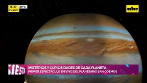 Primer espectáculo en vivo del Planetario San Cosmos: Misterios y curiosidades de cada planeta  - Ensiestados - ABC Color