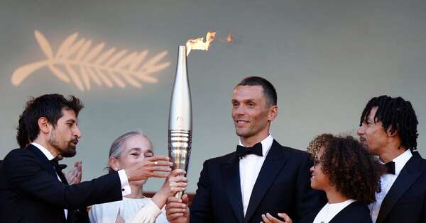 La Nación / Cannes recibió la llama olímpica