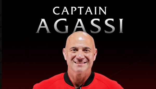 Versus / Andre Agassi será el capitán del equipo Mundo de la Laver Cup a partir de 2025