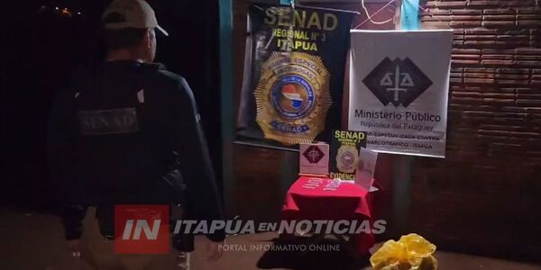 INCAUTAN DROGAS TRAS ALLANAMIENTO EN CAMBYRETÁ - Itapúa Noticias