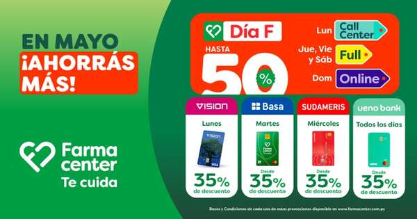 Diario HOY | Mayo, un mes para ahorrar en Farmacenter