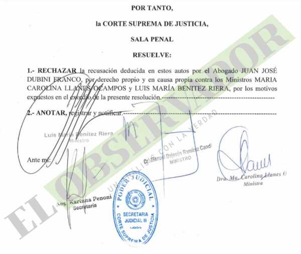 Sala Penal rechazó recusaciones de acusado en causa de narcotráfico con las que trabó su preliminar