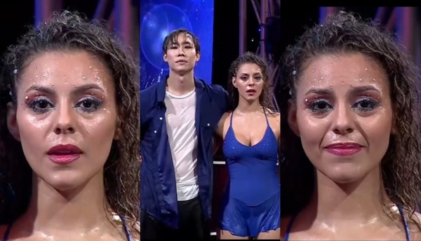 La tristeza de Yemthel tras su caída en "Baila Conmigo Paraguay" - Teleshow