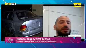 Insólito: víctima de robo relata cómo tuvo que “robar” su propio auto - Ensiestados - ABC Color