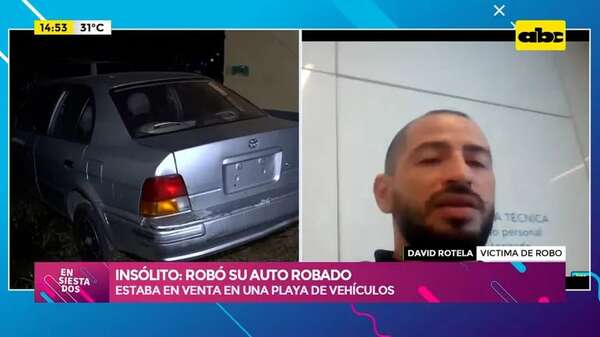 Insólito: víctima de robo relata cómo tuvo que “robar” su propio auto - Ensiestados - ABC Color