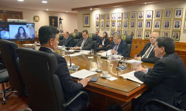 Sesión del Pleno de la Corte Suprema de Justicia Jurisdiccional