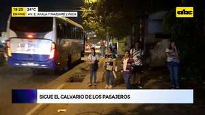 Reguladas en transporte público: pasajeros sufren falta de buses - ABC Noticias - ABC Color