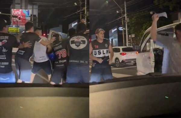 Atrapan a barra de Olimpia por brutal golpiza a conductor - Noticiero Paraguay