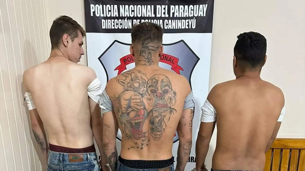 Canindeyú: Capturan a tres presuntos miembros del PCC