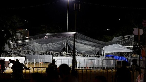 En México, 9 personas mueren y más de 60 resultan heridas tras caída de templete en evento político