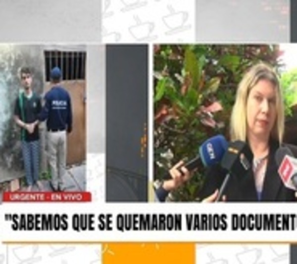 Incendio intencional: Incautaron un celular y otras evidencias - Paraguay.com