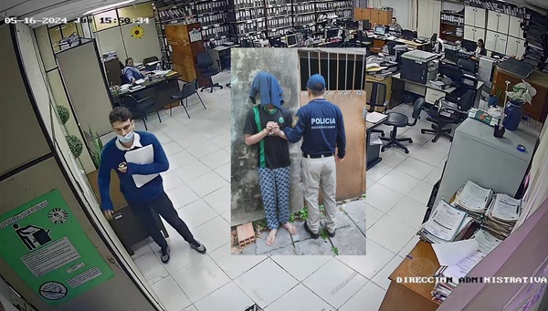 En allanamiento detienen a quien provocó incendio en Caja de Jubilaciones