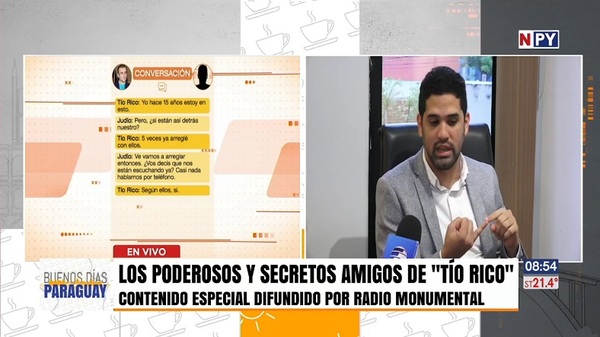 Latorre debe responder sobre funcionario vinculado con Tío Rico, dice diputado - Noticias Paraguay