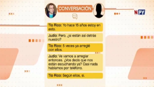 Secretos, y poderosas amistades reveladas en chats de Tío Rico - Noticias Paraguay