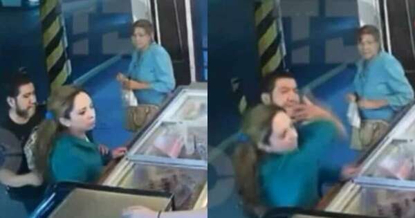 Diario HOY | VIDEO| Enfermera causa destrozos en heladería por ataque de celos