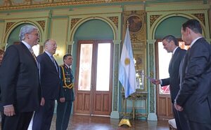 Presidente recibió cartas credenciales del embajador argentino - .::Agencia IP::.