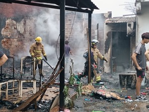 Incendio consume vivienda en Cambyretá