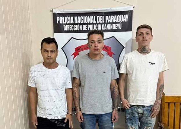 Detienen en Canindeyú a integrantes del PCC con orden de captura en Brasil | DIARIO PRIMERA PLANA