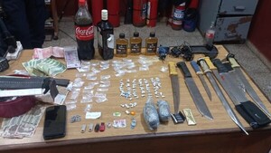 Tras gresca en el Penal de Itapúa, incautan drogas, armas blancas, celulares y bebidas
