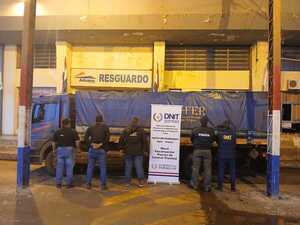 Incautan cargamento ilegal sobre Ruta PY06