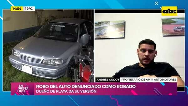 Robo del auto denunciado como robado: dueño de playa da su versión - Ensiestados - ABC Color