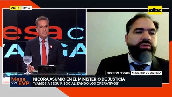Video: oficializaron a Nicora como ministro de Justicia en reemplazo de Barchini - Mesa de Periodistas - ABC Color