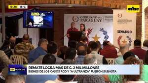 Remate logra más de G. 2 mil millones: bienes de los casos RGD y “A Ultranza” fueron subasta - ABC Noticias - ABC Color